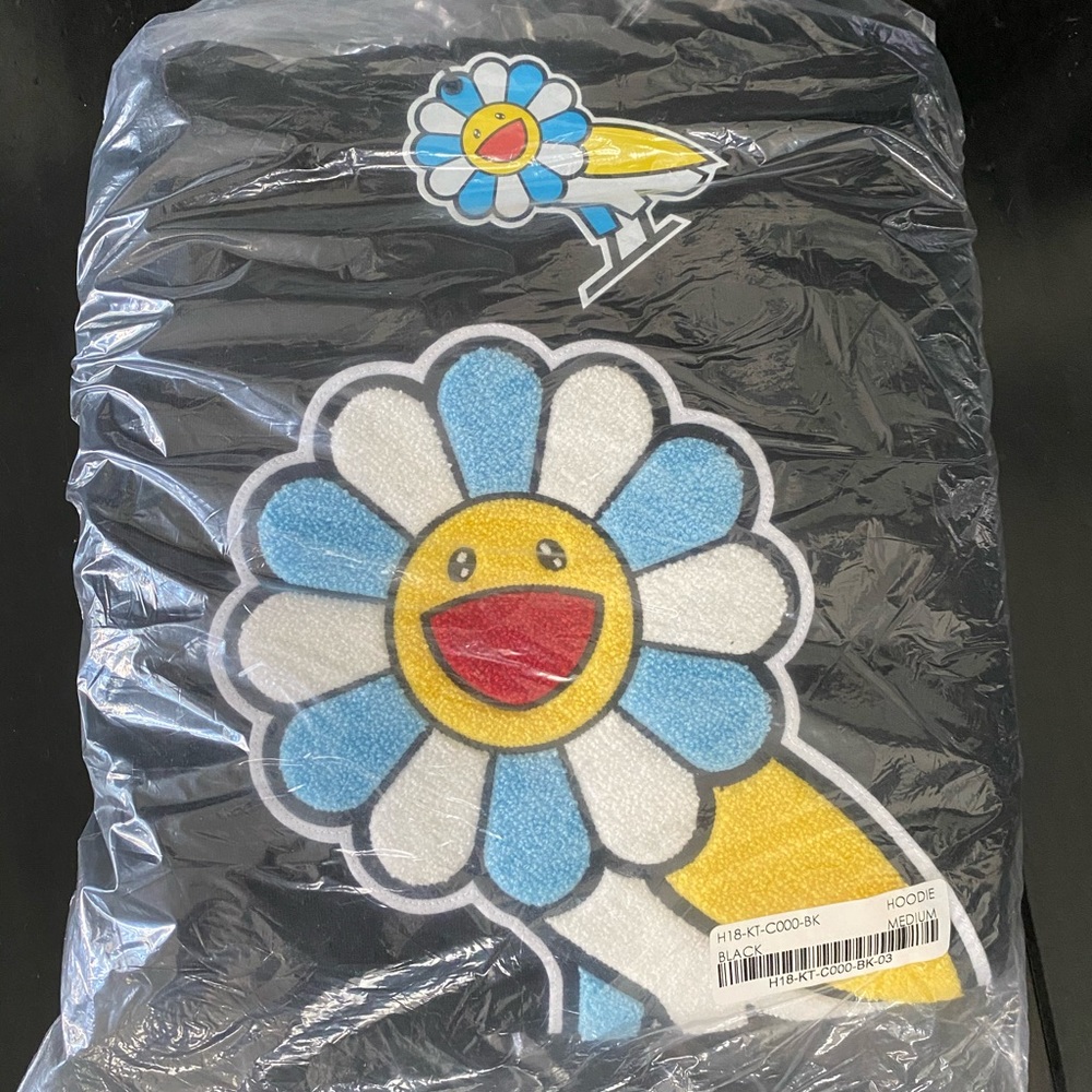 Takashi Murakami x OVO black hoodie